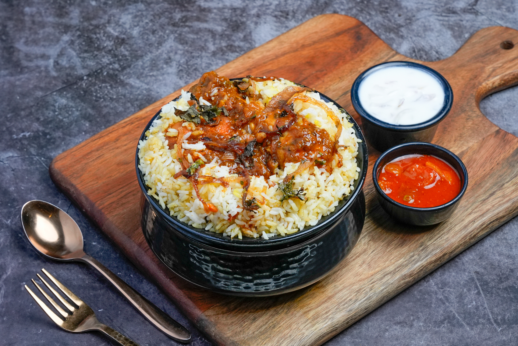 Malabar Fried Chicken Biryani